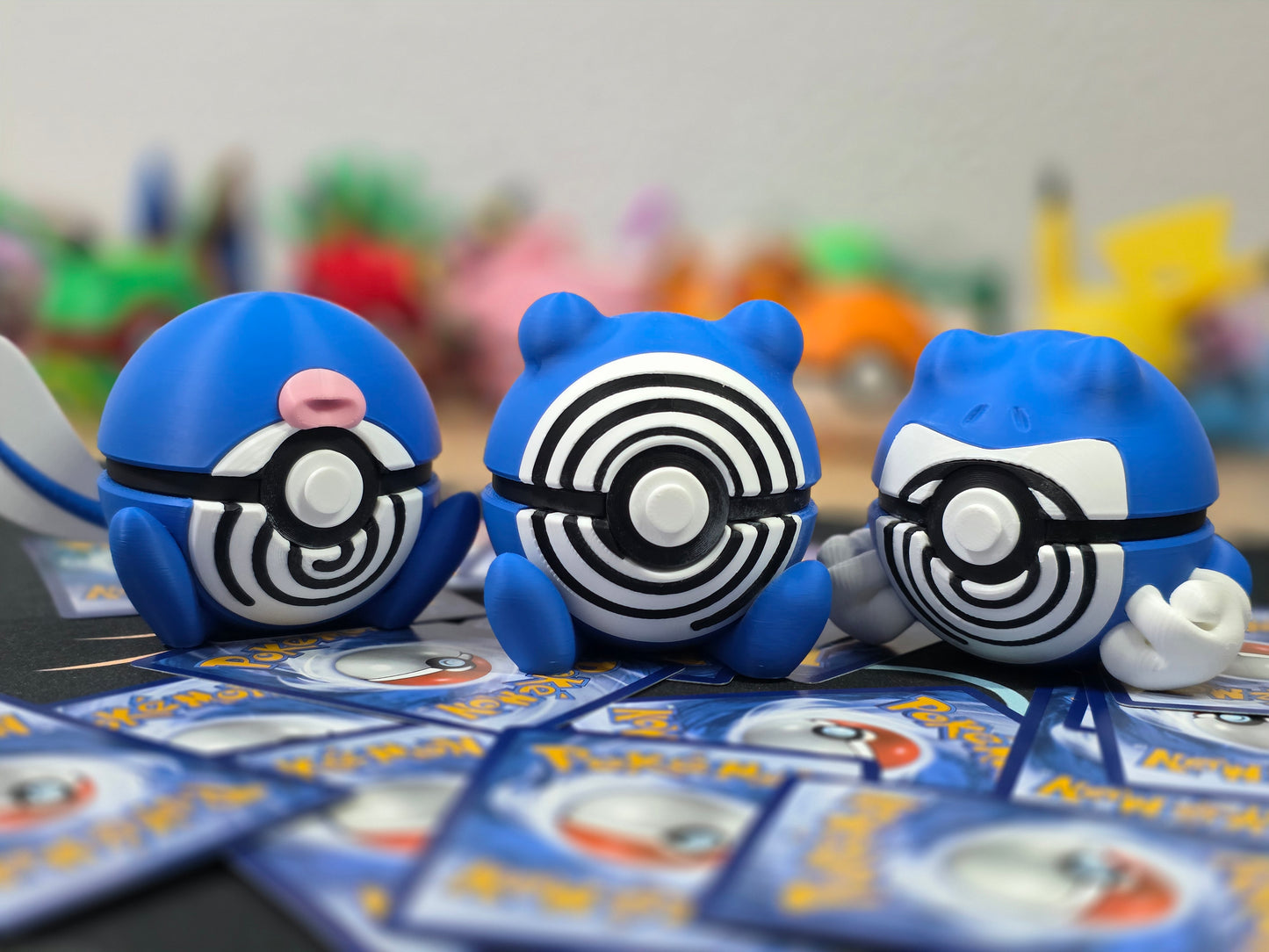Pack Ahorro – 3 Pokeball - Poliwag, Poliwhirl & Poliwrath