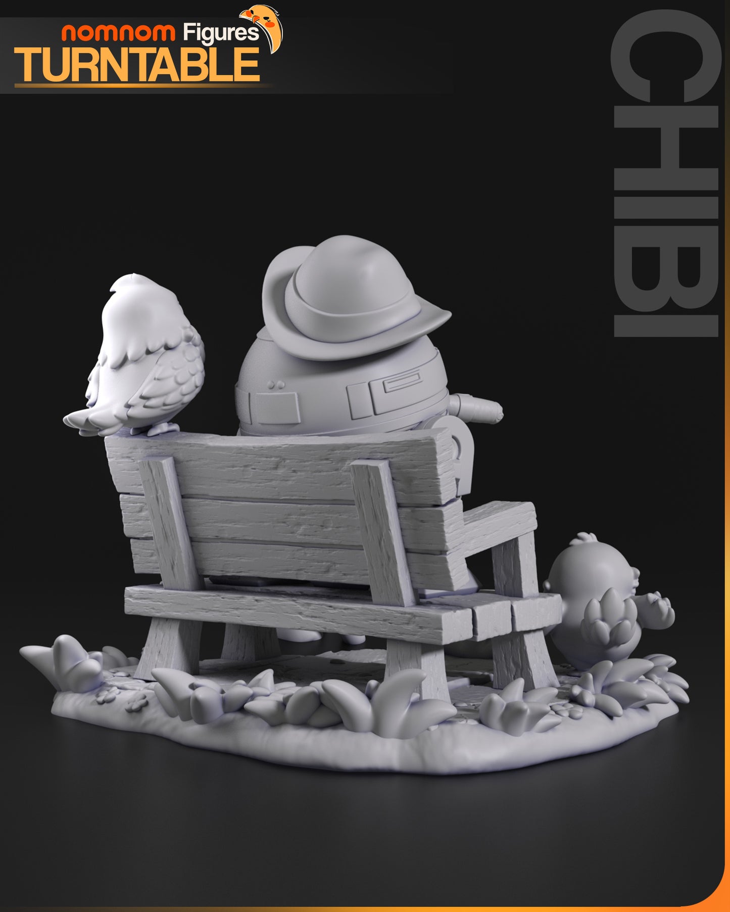 Figura de Resina Chibi - R2D2 - Star Wars