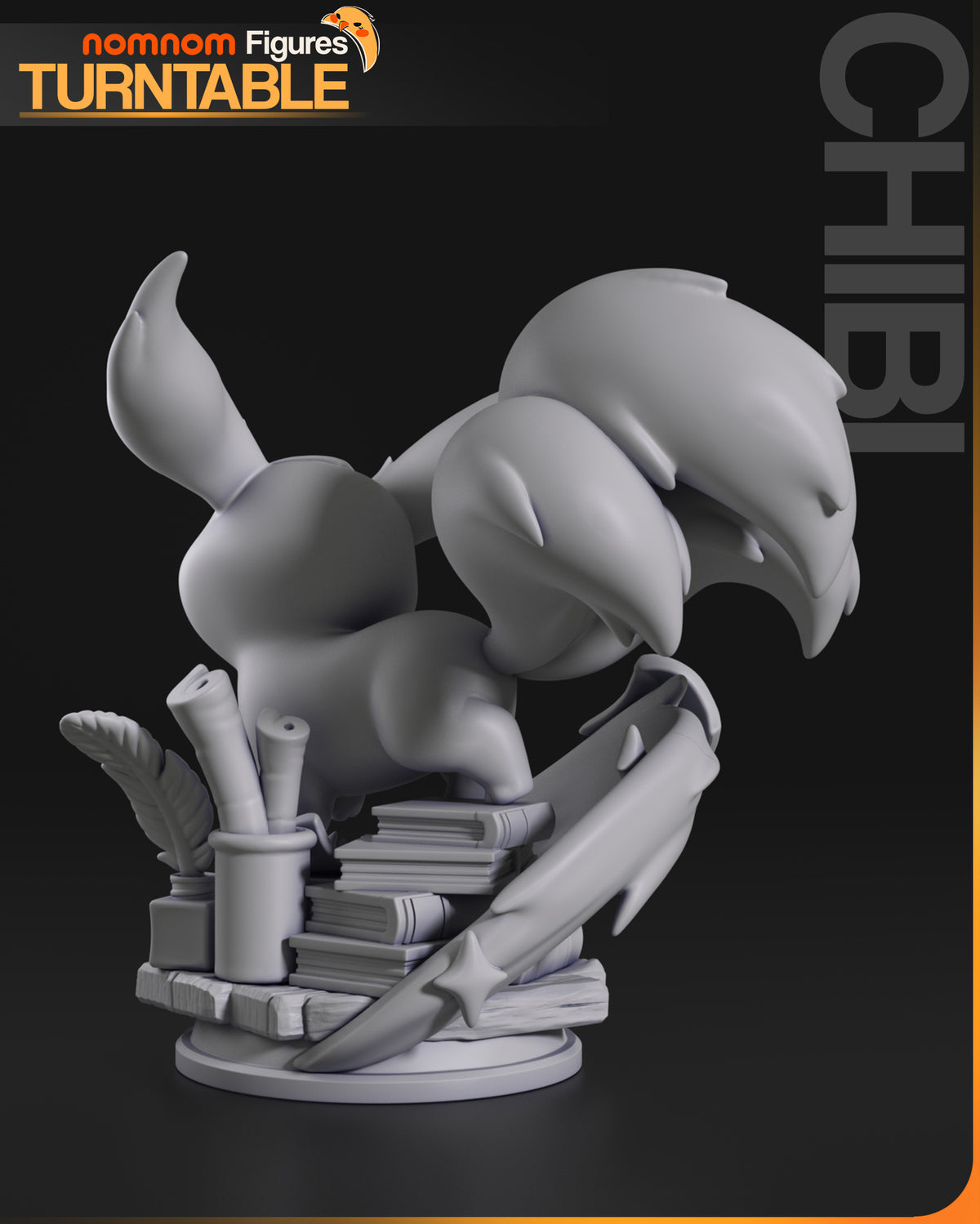 Figura chibi Carbuncle Final Fantasy XIV en resina, foto 7