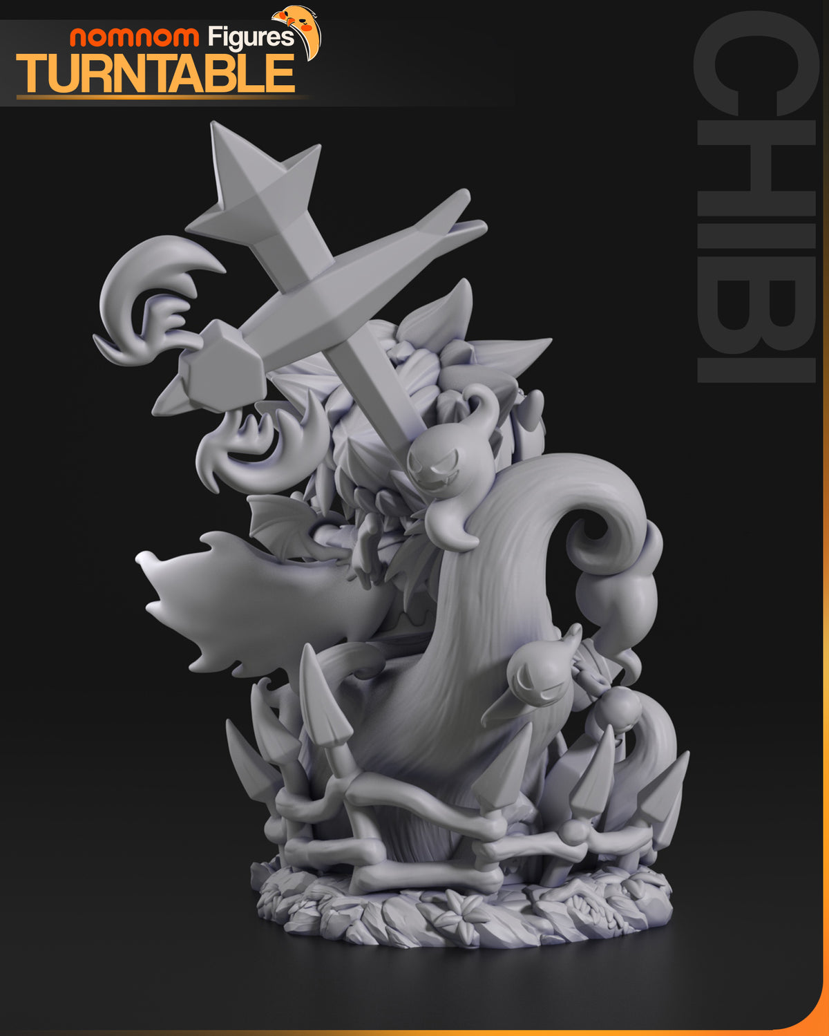 Figura chibi Sora Halloween Kingdom Hearts en resina, foto 7