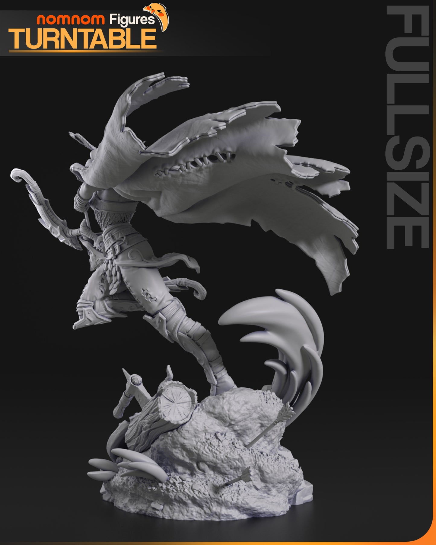 Figura de Resina - Alleria Brisaveloz - World of Warcraft