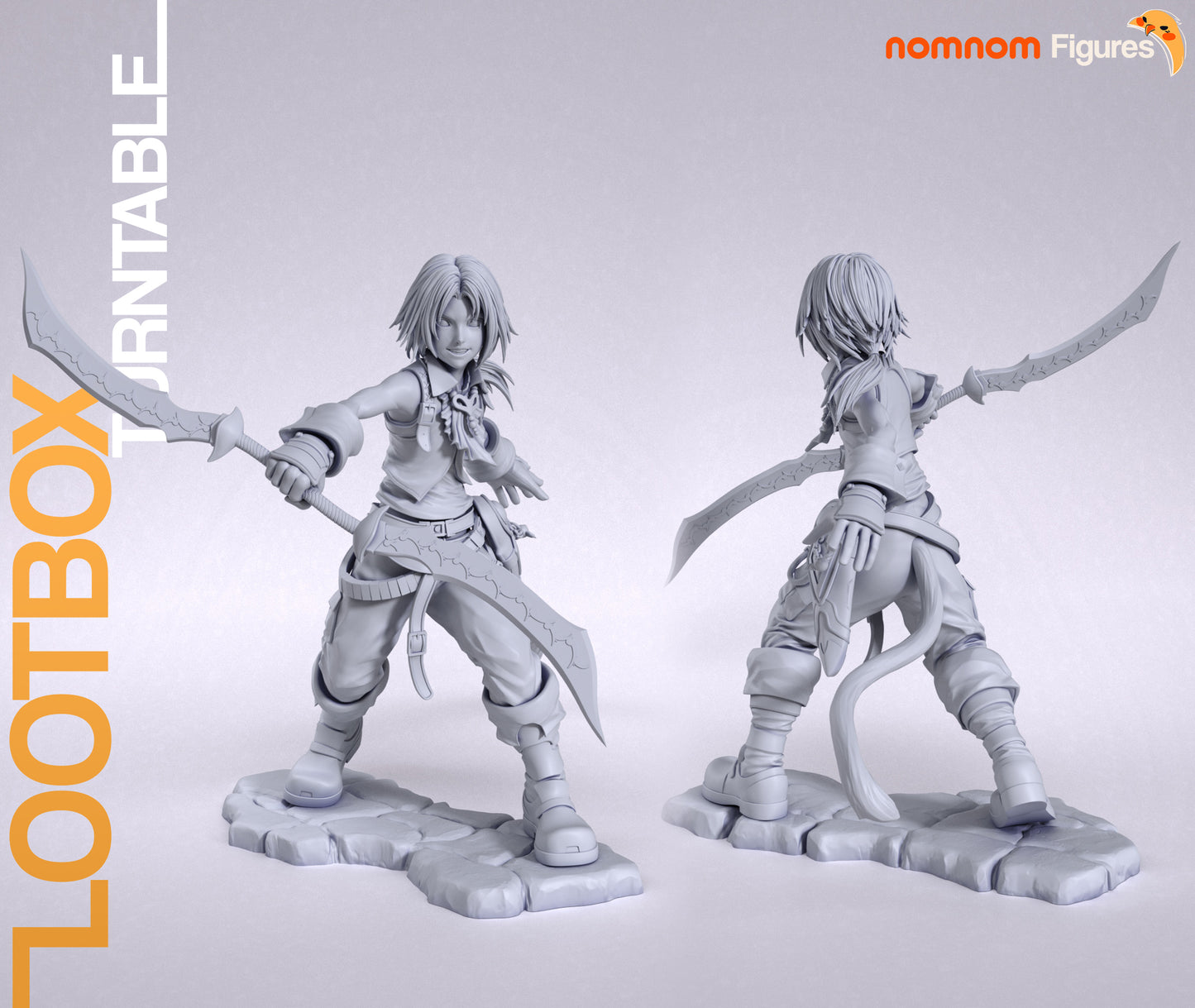 Figura de Resina - Yitan / Zidane Tribal - Final Fantasy IX