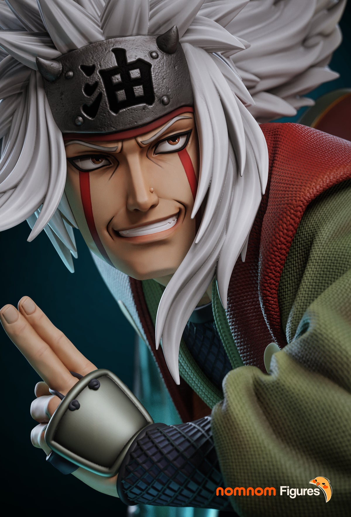 Figura Jiraiya Naruto en resina, foto 6