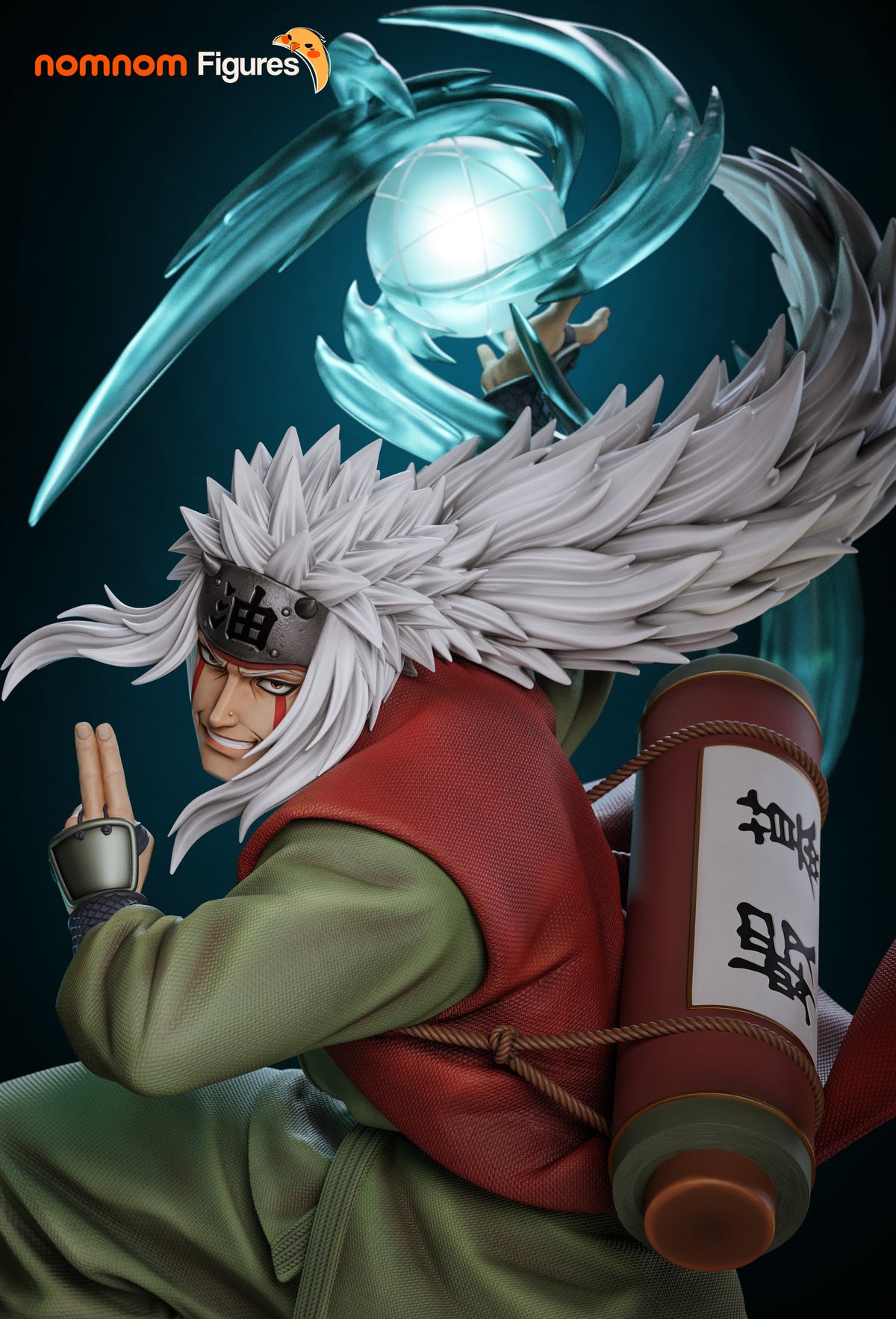 Figura Jiraiya Naruto en resina, foto 7