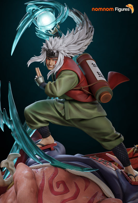 Figura de resina Jiraiya Naruto sin pintar