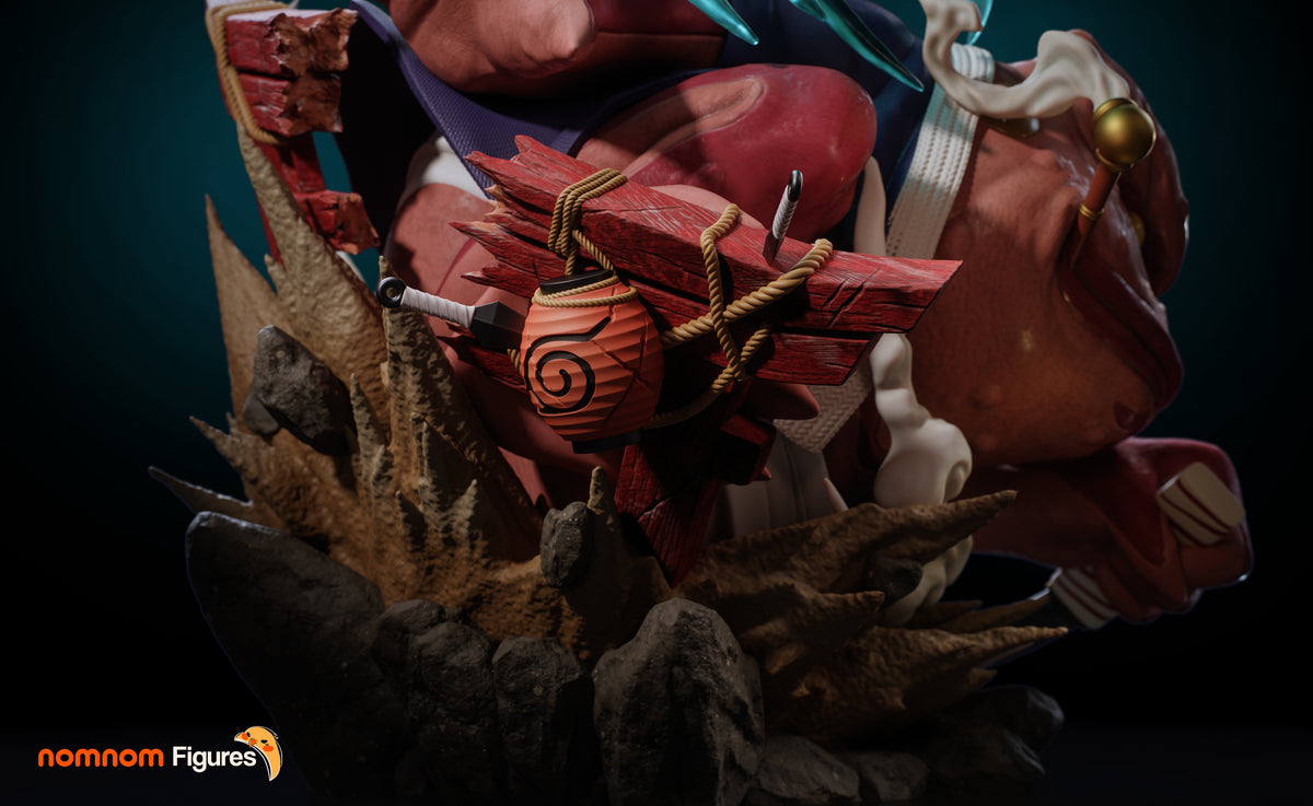 Figura Jiraiya Naruto en resina, foto 8