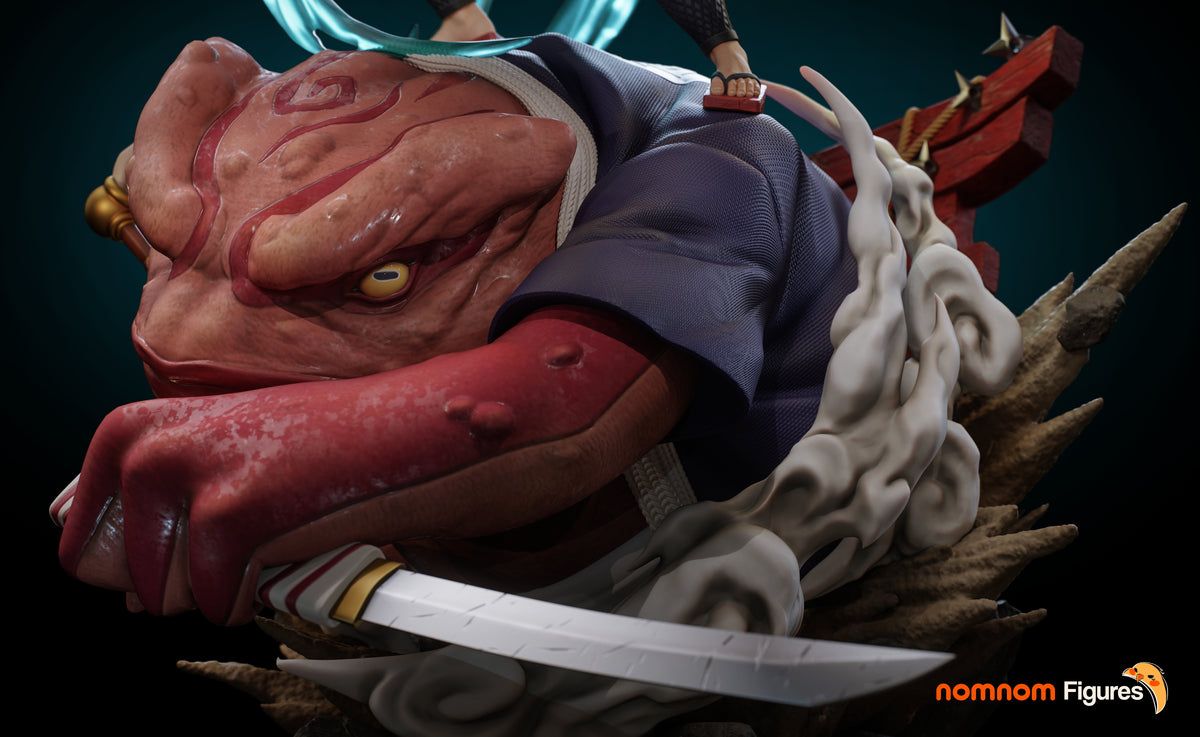 Figura Jiraiya Naruto en resina, foto 9
