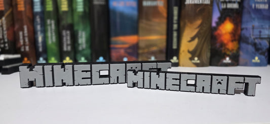 Logo Minecraft (Color Gris)