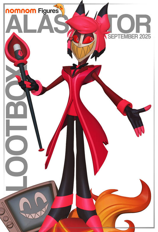 Figura de Resina - Alastor - Hazbin Hotel