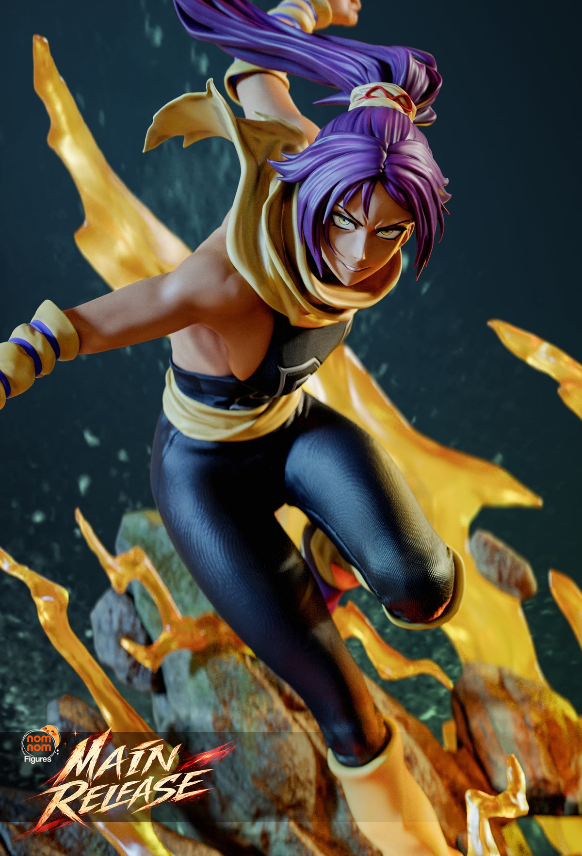 Figura de resina Yoruichi Shihōin Bleach sin pintar