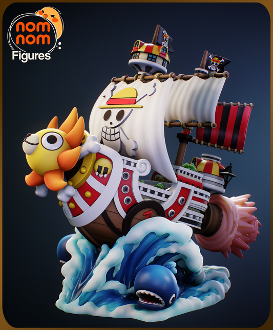 Figura de Resina Chibi - Thousand Sunny - One Piece