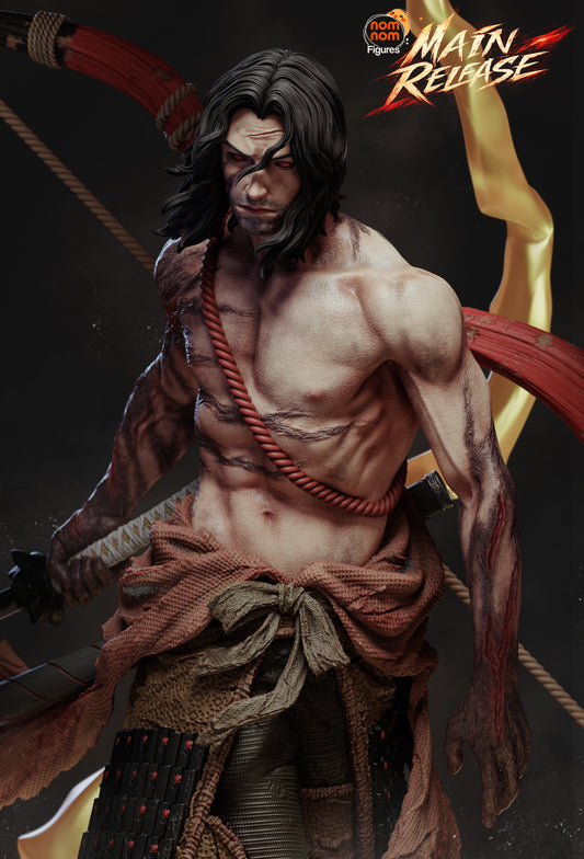 Figura de resina Genichiro Ashina Sekiro sin pintar