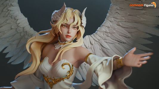 Figura de resina Elara NomNom sin pintar, impresión 3D