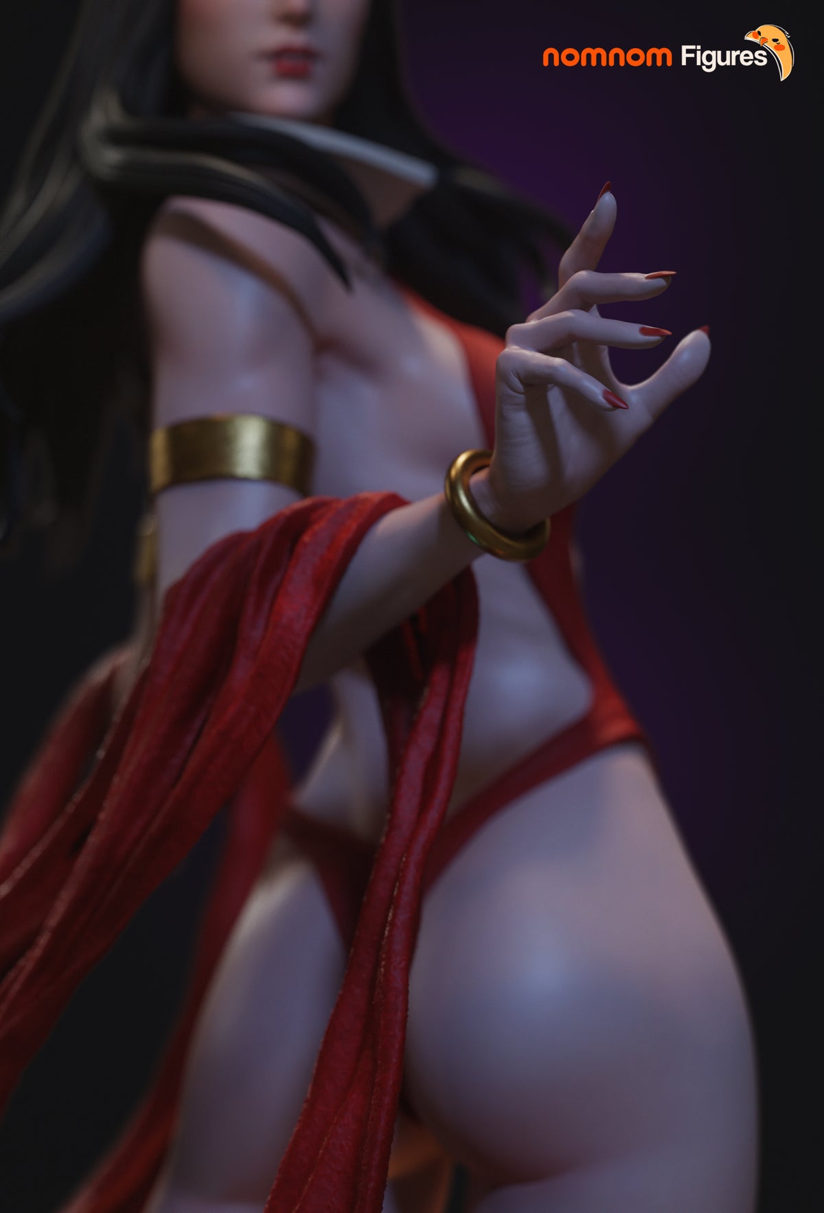 Figura Vampirella en resina sin pintar, foto 6