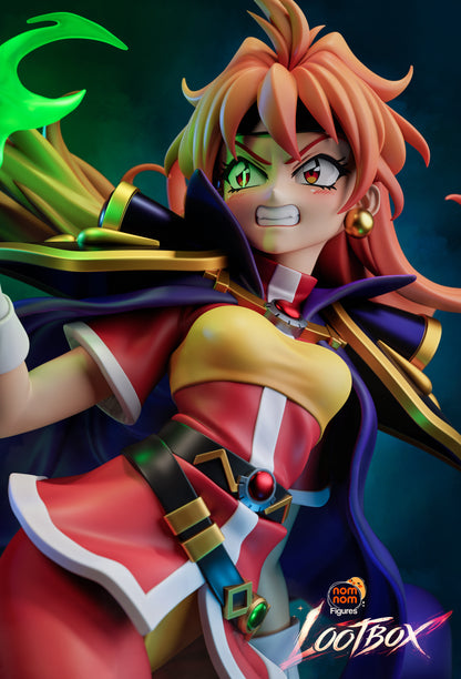 Figura Lina Inverse Slayers en resina, vista lateral