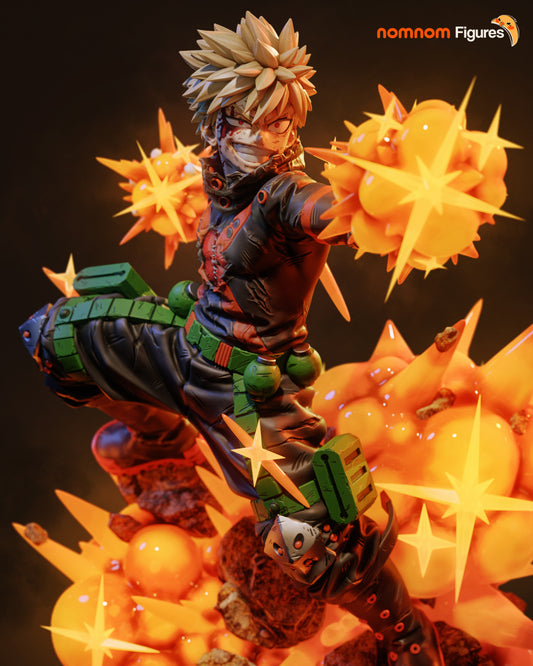 Figura de resina Katsuki Bakugo My Hero Academia sin pintar