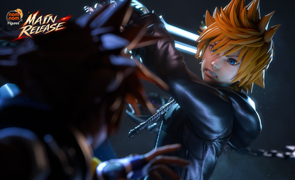 Figura Sora vs Roxas Kingdom Hearts en resina, foto 7
