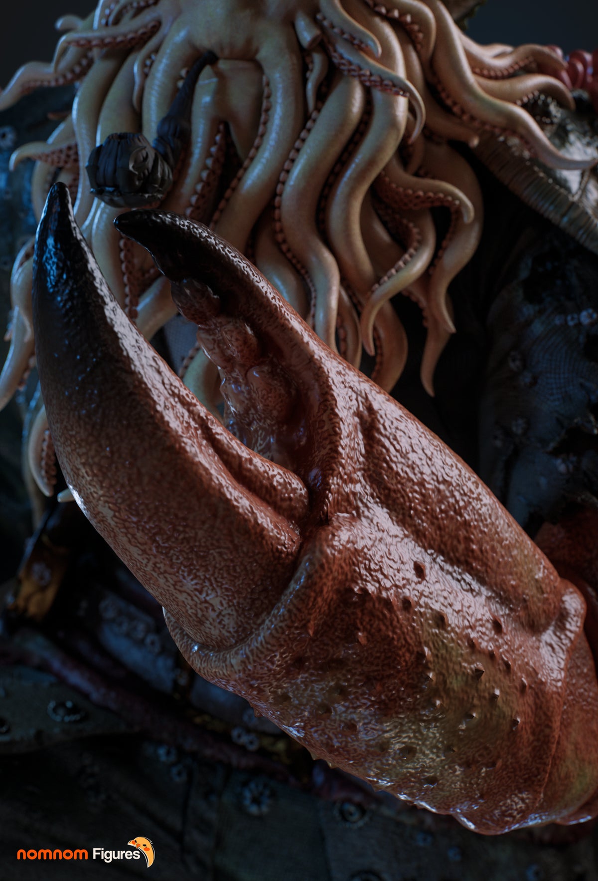Figura Davy Jones Piratas del Caribe en resina, foto 14
