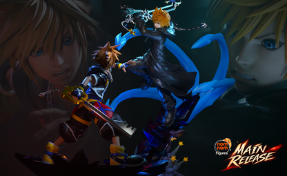 Figura Sora vs Roxas Kingdom Hearts en resina, foto 6