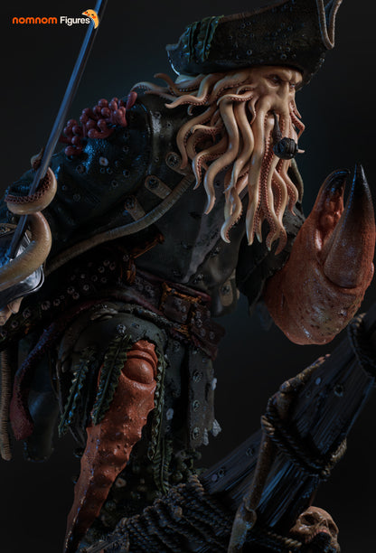 Figura Davy Jones Piratas del Caribe en resina, foto 15