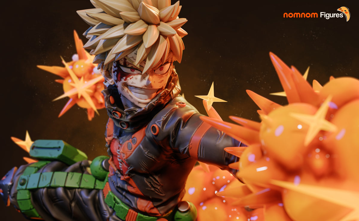 Figura Katsuki Bakugo My Hero Academia en resina, foto 4