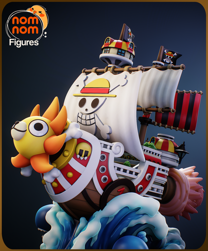 Figura de Resina Chibi - Thousand Sunny - One Piece