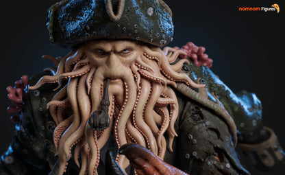 Figura Davy Jones Piratas del Caribe en resina, foto 4