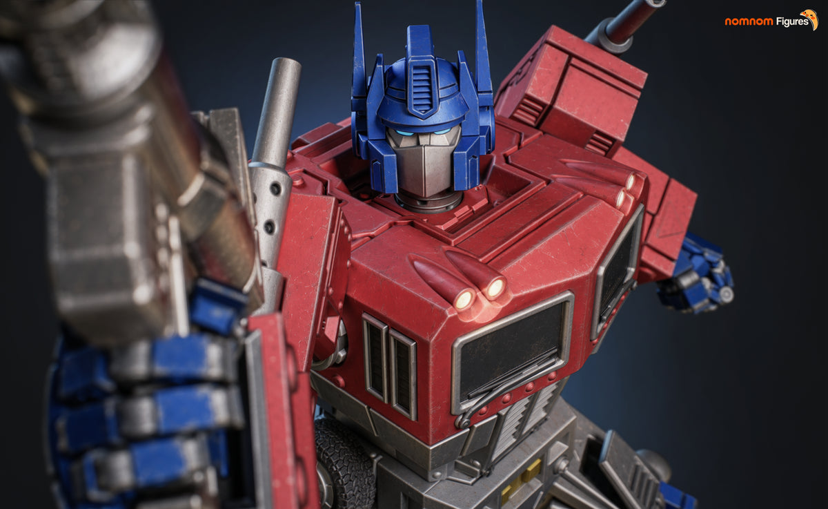 Optimus Prime Transformers, figura de resina vista frontal