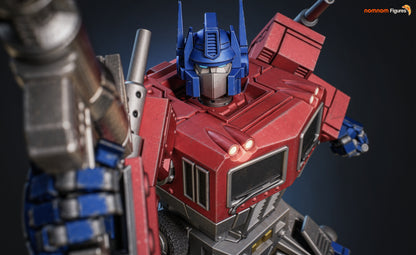Optimus Prime Transformers, figura de resina vista frontal