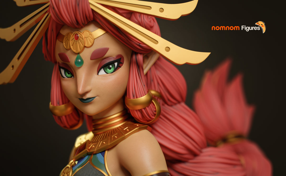 Figura Riju Zelda Breath of the Wild en resina, foto 8