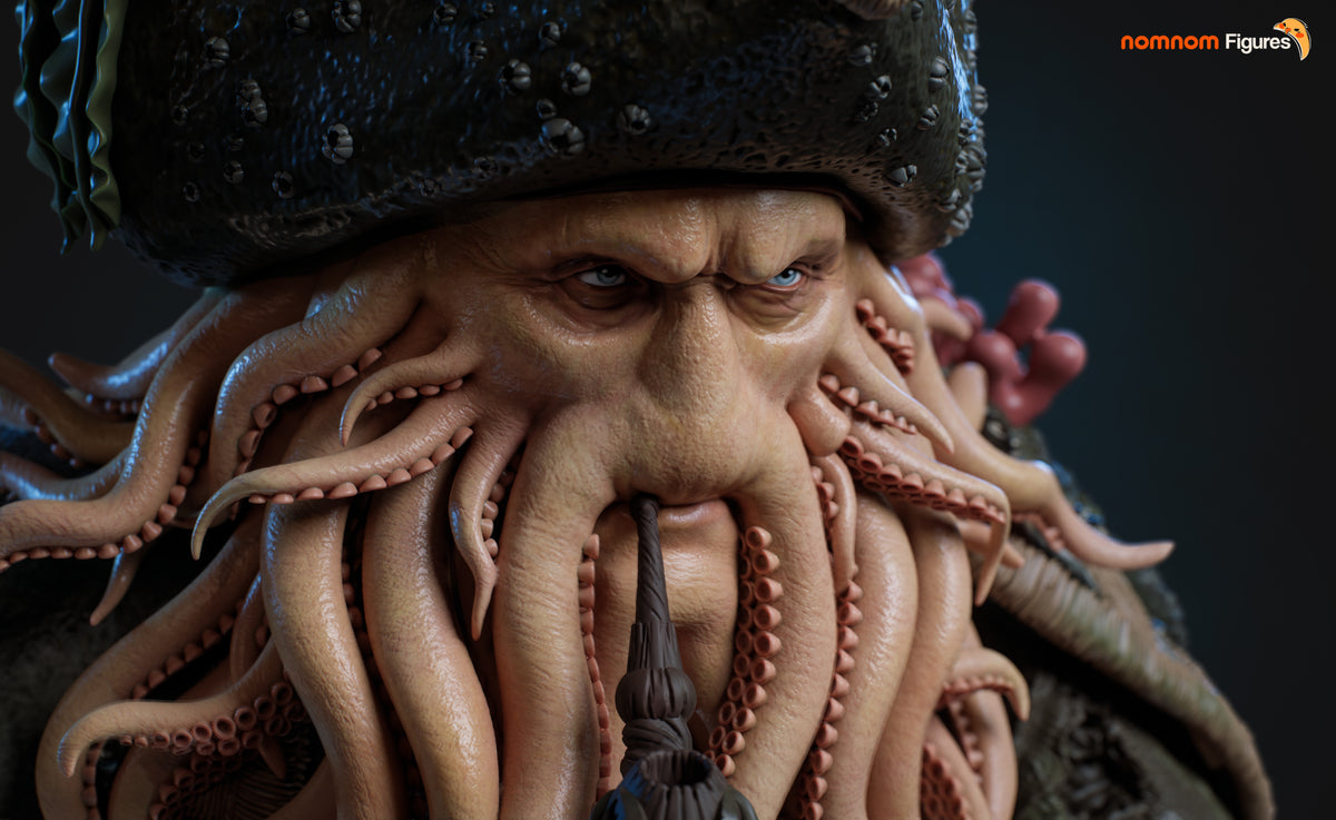 Figura Davy Jones Piratas del Caribe en resina, foto 6