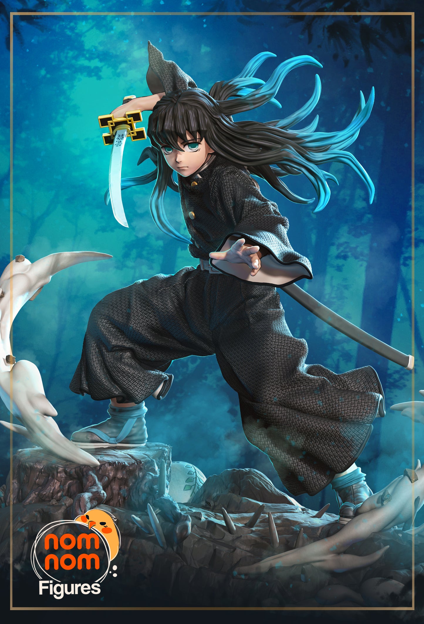 Figura de Resina - Tokito Muichiro - Kimetsu No Yaiba / Demon Slayer