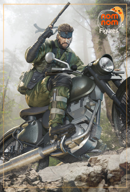 Figura de Resina - Naked Snake - Metal Gear Solid Snake Eater