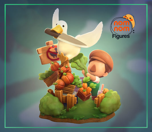 Figura de Resina Chibi - Goose - Untitled Goose Game