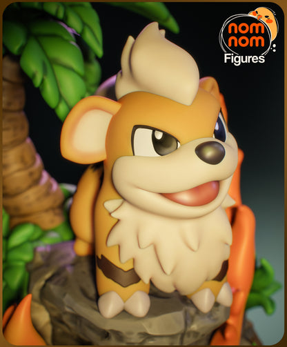 Figura de Resina Chibi - Growlithe - Pokemon