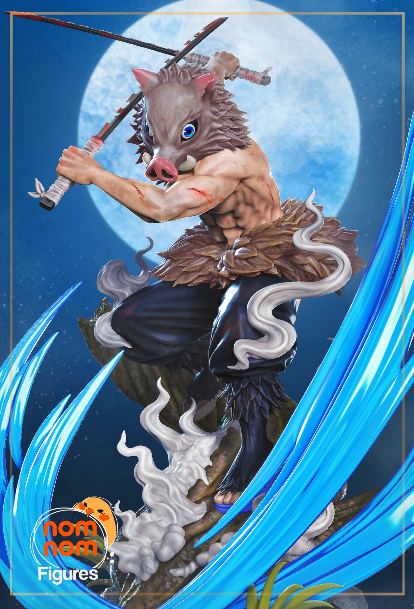 Figura de Resina - Inosuke - Kimetsu No Yaiba / Demon Slayer