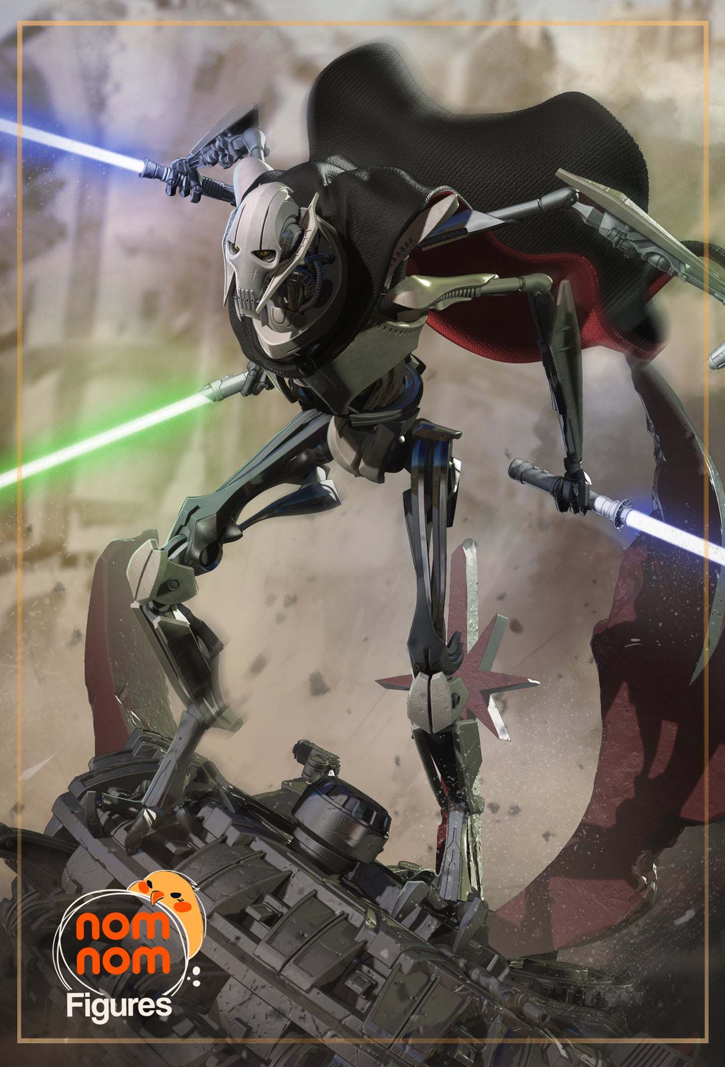 Figura de Resina - General Grievous - Star Wars