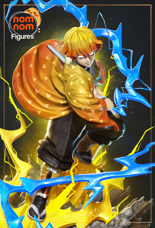 Figura de Resina - Zenitsu - Kimetsu No Yaiba / Demon Slayer