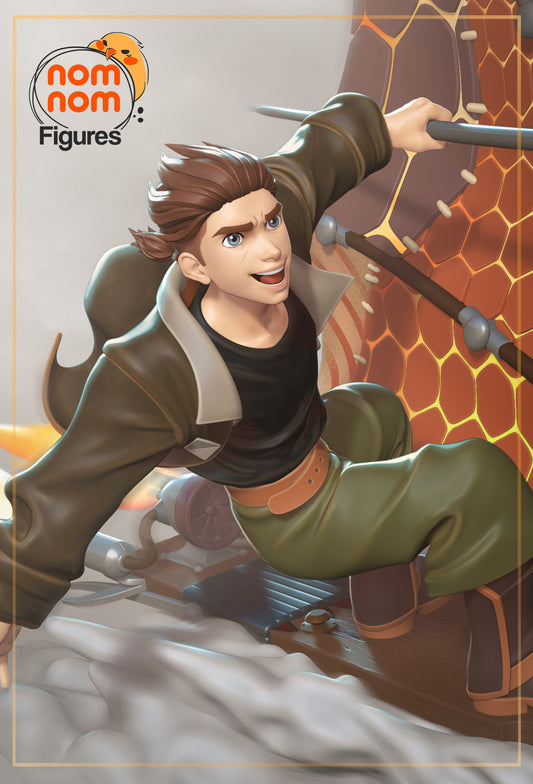 Figura de Resina - Jim Hawkins - El Planeta del Tesoro