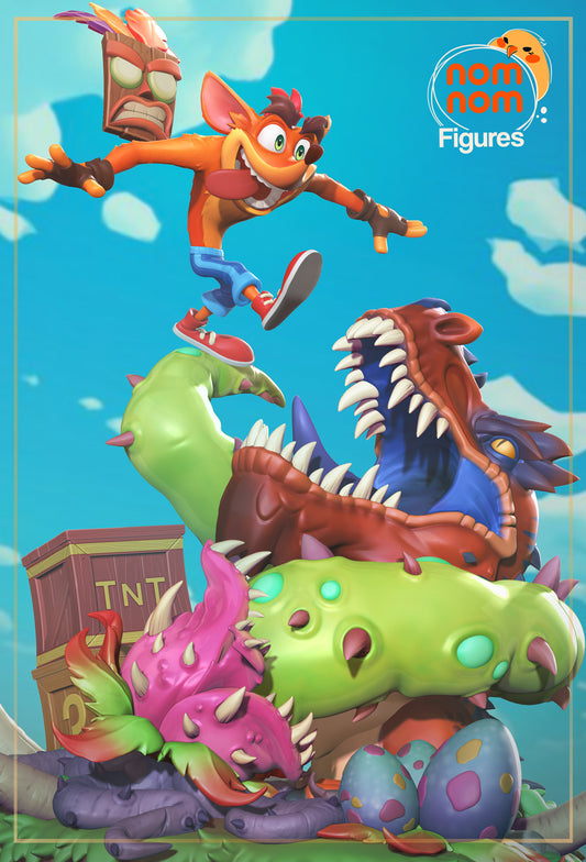 Figura de Resina - Crash - Crash Bandicoot