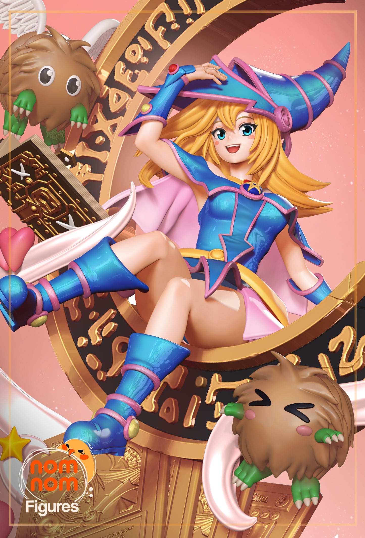 Figura de Resina - Maga Oscura - Yu-gi-oh!