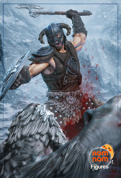 Figura de Resina - Dragonborn - Skyrim