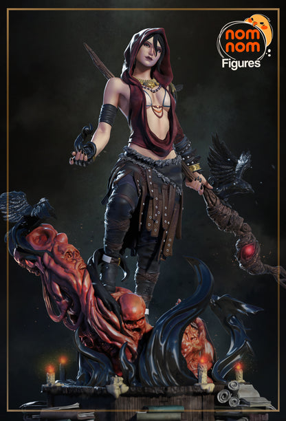Figura de Resina - Morrigan - Dragon Age