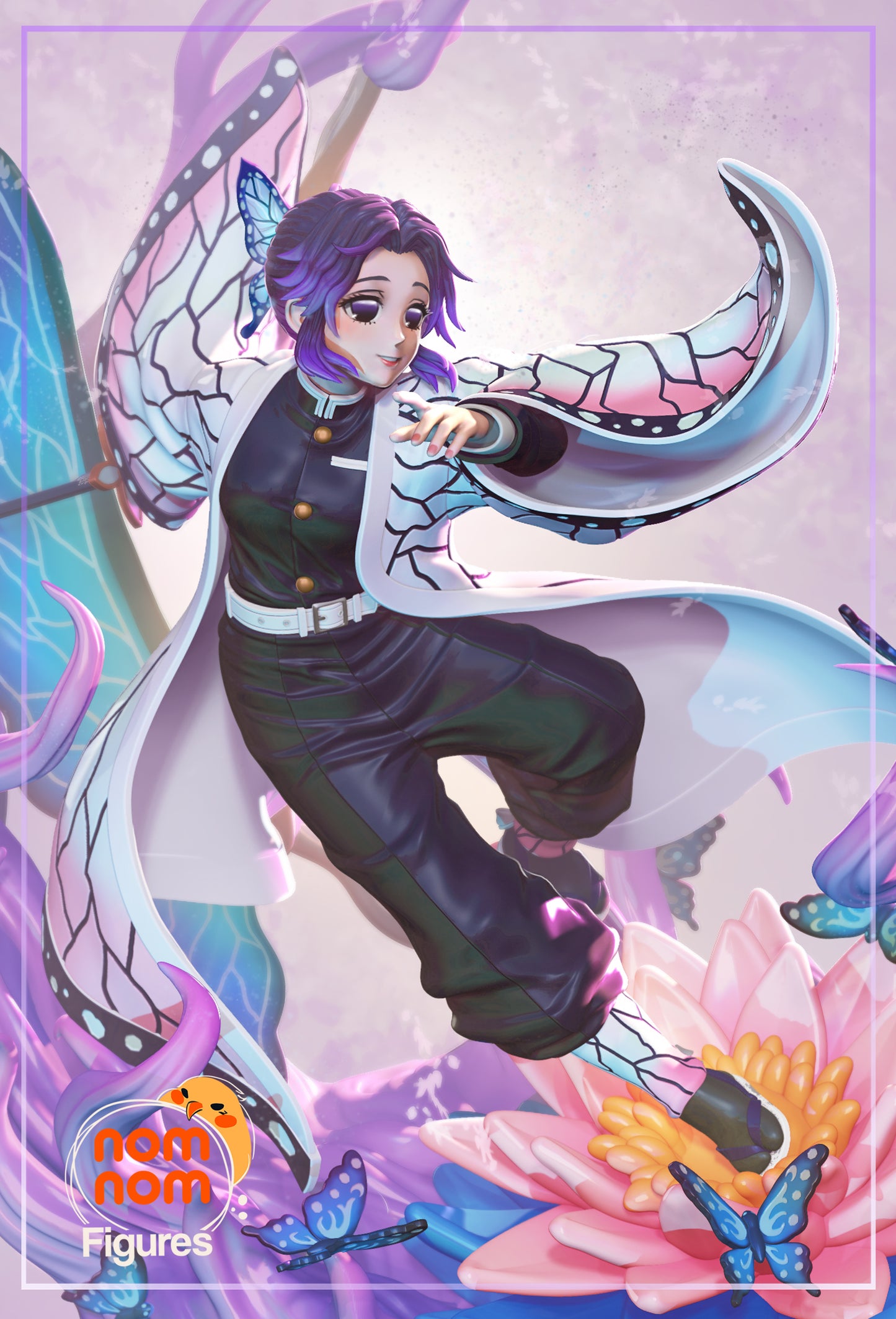 Figura de Resina - Shinobu - Kimetsu No Yaiba / Demon Slayer