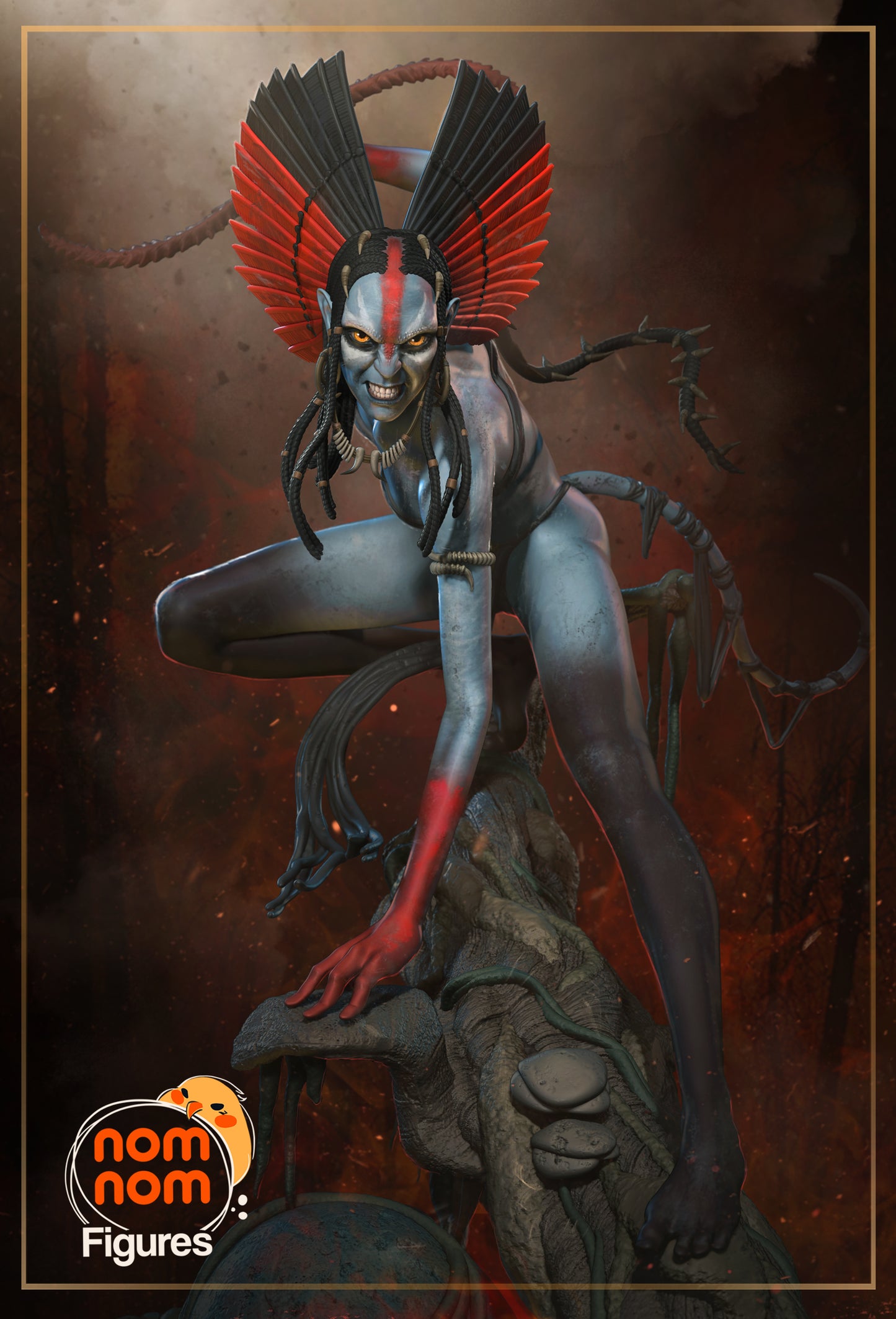 Figura de Resina - Varang - Avatar Fuego y Ceniza