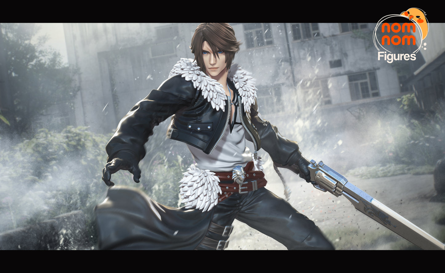 Figura de Resina - Squall Leonhart - Final Fantasy VIII