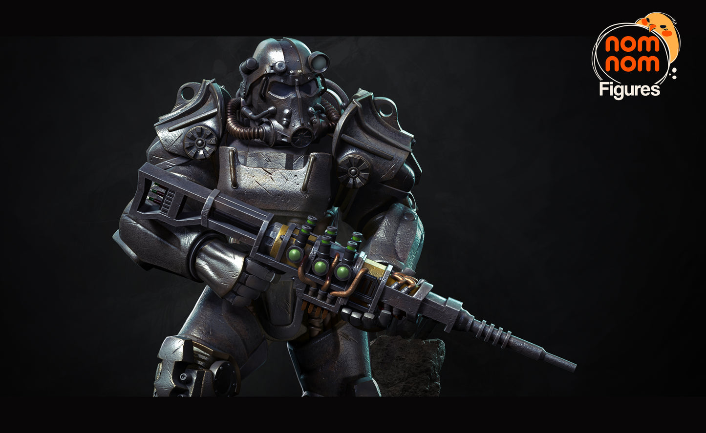 Figura de Resina - T-60 Servo Armadura - Fallout