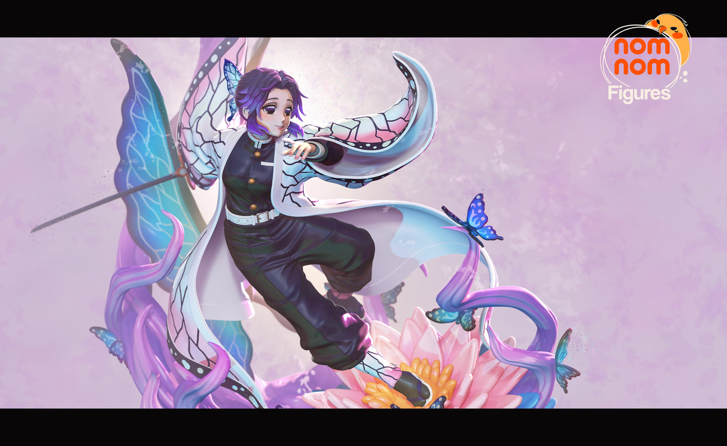 Figura de Resina - Shinobu - Kimetsu No Yaiba / Demon Slayer