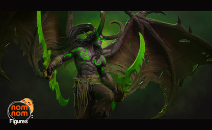 Figura de Resina - Illidan Tempestira - World of Warcraft
