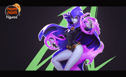 Figura de Resina - Raven - Teen Titans